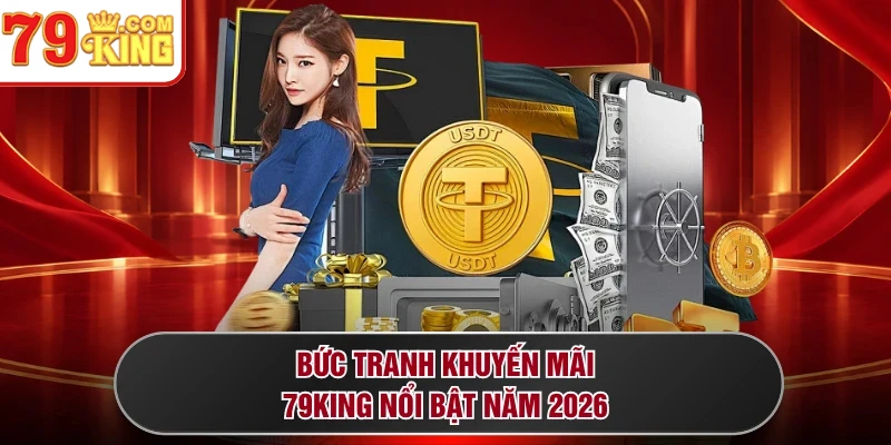 Bức tranh khuyến mãi 79KING nổi bật năm 2026