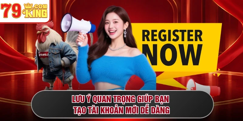Lưu ý quan trọng giúp bạn tạo tài khoản mới dễ dàng